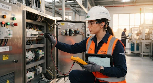 Elena Vance, apprentice electrician
